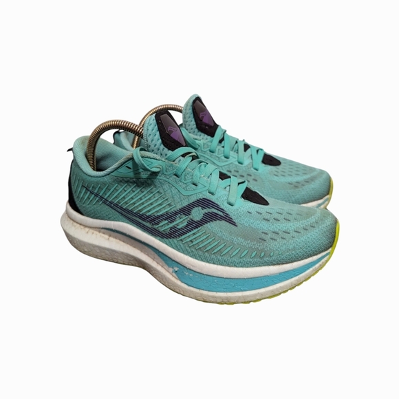 Saucony Women's Teal Running Shoes - Picture 2 of 8